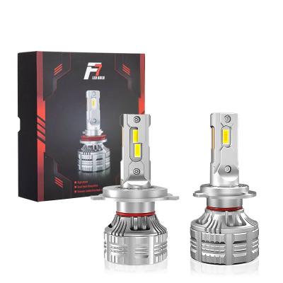 China Headight bulbs 12v car headlight kits h4 h7 h11 H8 HB4 9006 automotive led stytem headlight bulb 16000lm 130w F7 canbus HB3 9005 LED stytem bulbs for sale