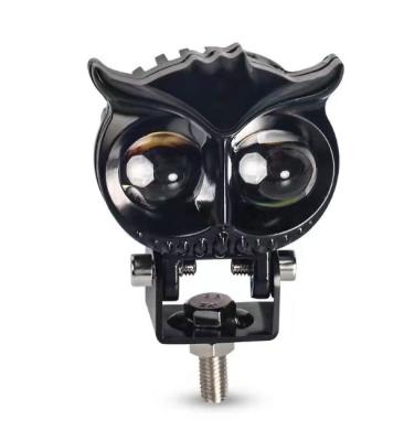 China Owl Design Dual Color Led Headight or Fog Light Owl Design Dual Color Led Motorcycle Fog Light DrivingLight Auxiliary Spot Led Work Lights For Motorcycle ATV CAR for sale