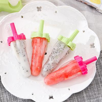 China Viable Popsicle Mold Six Cavities Kids Popsicle Mold Food Grade PP DIY Popsicle Tool for sale