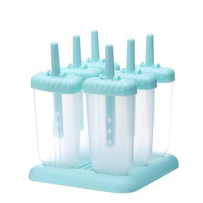 China Viable Chinese Fresh Material Mold 6 Cavities Plastic Juice Popsicle Mold Chinese Fresh Material Suppliers Juice Popsicle Mold for sale