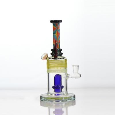 China Newcomer home wig wiggle colored wp-1580 11 inch 517g water pipe tobacco hookahs oil rig with quartz sausage for sale