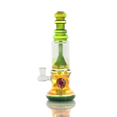 China Home Newcomer Vaporized Accessories 12inches Hookah Tobacco Oil Rig Porcelain Smoking Glass Factory for sale