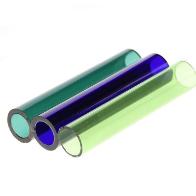 China Fashion high quality Borosilicate color 50mm pyrex glass tube pipes Polish Borosilicate glass tube for sale