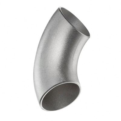 China High Durability Manufacturers Wholesale Custom 90 Degree Stainless Steel Elbow Sanitary Pipe Fittings Stainless Steel Elbow 3A Weld Elbow for sale