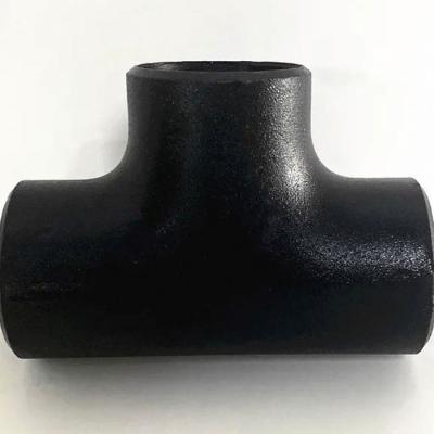 China Machinery Manufacturers Wholesale National Standard Equal Diameter Tee Carbon Steel Pipe Fittings High Pressure Resistance for sale