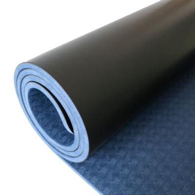 China New Design Fashion Exercise Non Slip Customized Luxury Non Slip PU Band Yoga Mat For Training Beginners for sale