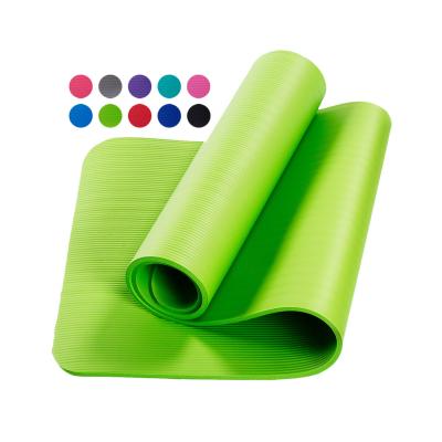 China New Non-slip Gym Fitness Printed Sports Anti-jump NBR Yoga Mat for sale