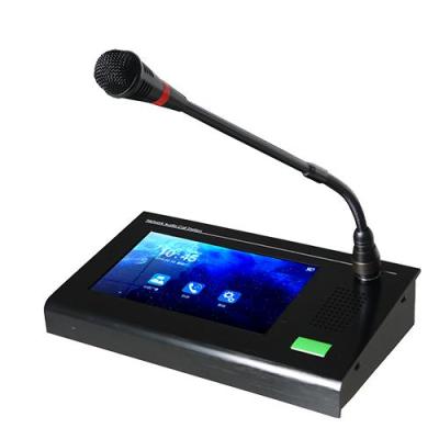 China SUP Microphone SIP Protocol IP Network Broadcast Intercom Microphone for sale