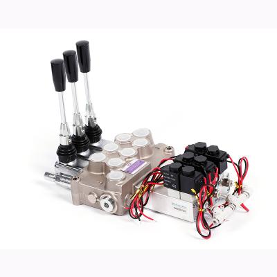 China DCV40-301 3 Coil Steel Custom Hydraulic Solenoid Directional Valve Hydraulic Manual Directional Valve for sale