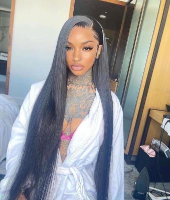 China Hot Selling Black Remy Virgin Brazilian Hair Body Wave Hair Wig Original Seller Transparent Lace Front Human Hair Wigs for sale