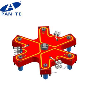 China Injection Molding Plastic Mold Hot Runner System 6 Point Glue Feeding System Injection Molding Plastic Nozzle Supports Customization for sale