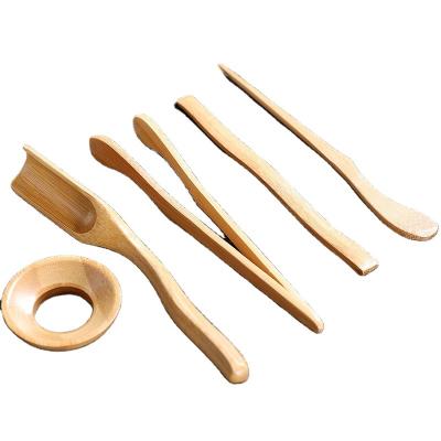 China Stored Reusable Natural Bamboo Wooden Scoop of Tea for sale