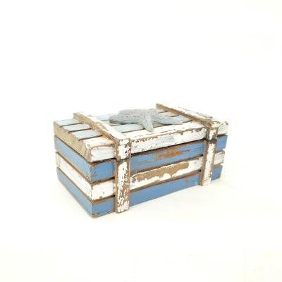 China Europe Rustic Nautical Antique Decorative Wooden Gift Box Small for sale