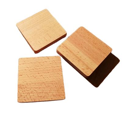 China Sustainable Customized Design Wooden Drink Coasters for sale