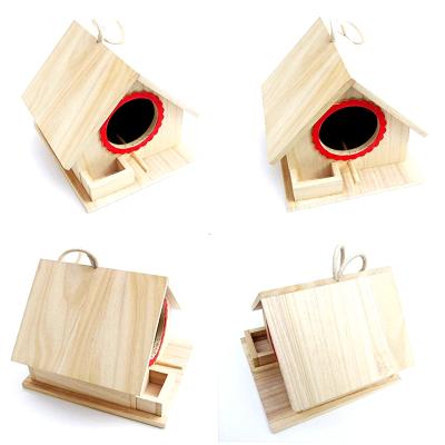 China Viable Bird House Feeding Birds Nest Box For Large Birds Like Parrot Pigeon for sale