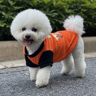 China Cotton Viable Summer Small Animal Outerwears Jackets For Dog Cat Clothes 2 Legs For Teddy Pomeranian Designer Coats for sale