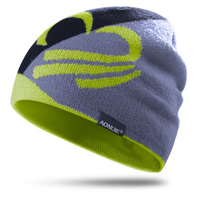 China COMMON Sports Beanies Autumn Winter Warm Hat Outdoor Autumn Winter Hats knitted windproof to increase stock cycling hats AONIJIE wool for sale