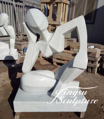 China Traditional Garden Decoration Modern Design Stone Marble Statue Art Sculpture Hand Made for sale