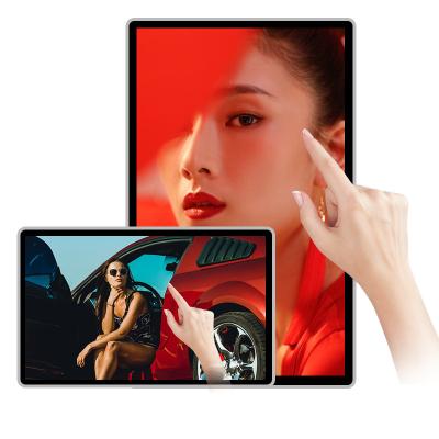 China 15.6 inch wall mount touch screen digital signage advertising display screen monitors for restaurant gas station 15.6 inch for sale