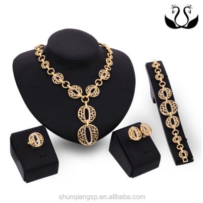 China 2016 Wholesale ALLOY Indonesia Fashion Gold Plated Jewelry Placed Order for sale