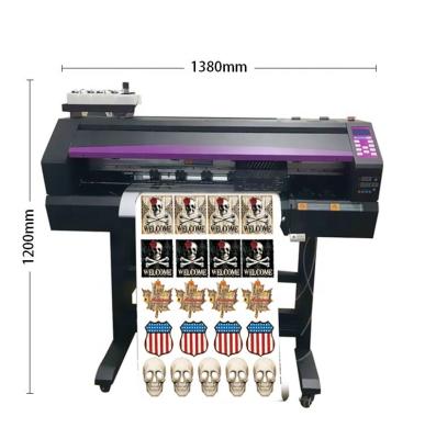 China Fabric 60cm size PET film printing T-shirt heat transfer dtf printer printing machine with oven for sale