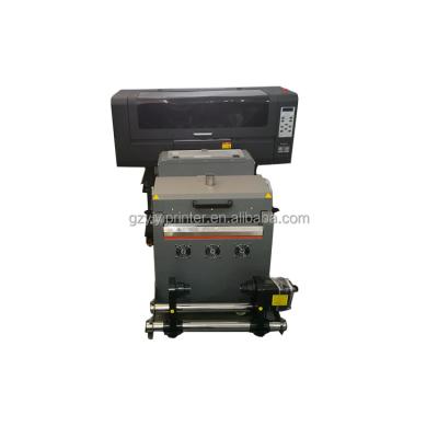 China Fabric 2 pcs xp 600 dual head I3200 a3 height 30cm double head dtf printer with automatic powder shaker for sale