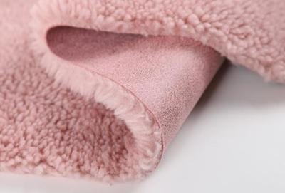 China suede bonded faux sheepskin sherpa fabric Fabric high quality for sale