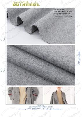 China Wool Poly coat fabric for winter warm for sale