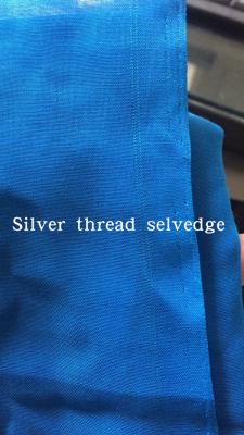 China Sudan Silver Golden selvedge 100% spun polyester high twisted full voile factory direct sale cheap price high quality for sale