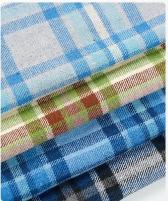 China Woolen plaid woolen fabric woolen coat women's coat woolen chemical fiber double-sided fabric manufacturers supply whole for sale