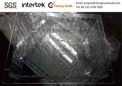 China Clear PC Tray Mold with Valve Gate Injection for sale