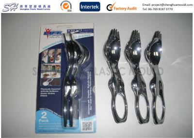 China Chrome Plated Plastic Eating Utensil for sale