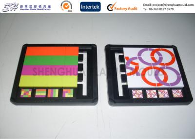 China Custom Screen Printing Injection Molded Plastic Puzzle Toys for kids preschool for sale