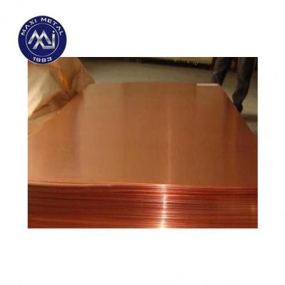 China Industry 99.99 Pure Bronze Copper Sheet / Pure Copper Plate / Sheets for sale