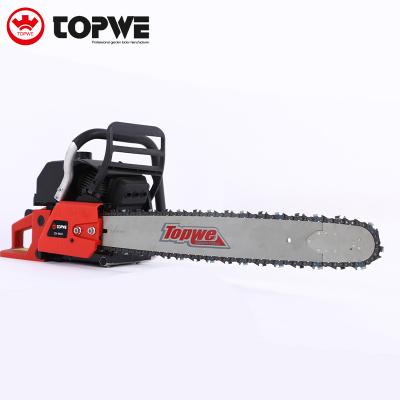 China TOPWE Top Rank 2-Stroke Sawing Machine 2 Stroke Wood Saw Machines Air Cooled Wood Saw for sale