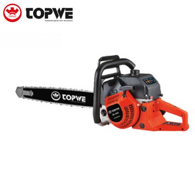 China 2023 New Style TOPWE 2-Stroke Cutter 2 Stroke 82cc Chainsaw Gasoline Wood Chainsaw for sale