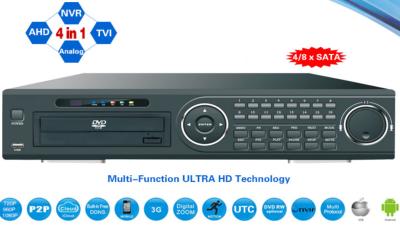 Cina 32ch AHD/TVI/analogo/IP DVR 4-In-1 HD TVI DVR 4*HDD o 8* HDD facoltativo in vendita