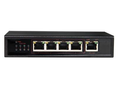 China Safe CCTV Camera Spare Parts , Compact 4 Ports POE Switch for sale