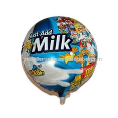 China Promotional Toy Aluminum Mylar Foil Balloon, Inflatable Metallic Helium Balloon for sale