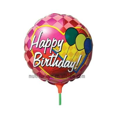 China Promotional Toy Promotional Birthday Balloon Toy with Sticks for sale