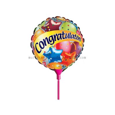 China Promotional toy 10 inch congratulation design foil balloon for sale