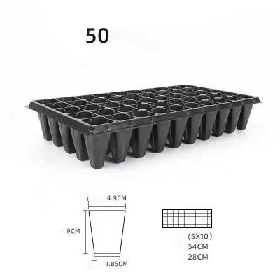 China Wholesale Price Eco-friendly Cell Plant Nursery Sowing Trays Greenhouse Seed Starter Mini Greenhouse Hydroponic Plant Grow Trays for sale