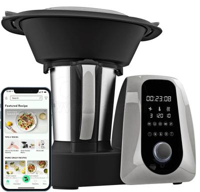 China WIFI and APP control support QANA factory wholesale OEM kitchen cooking robot choppers cook book support soup maker multifunctional food processors for sale