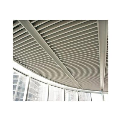 China Metal tile thermal insulation suspended square ceiling aluminum material ceiling for sale