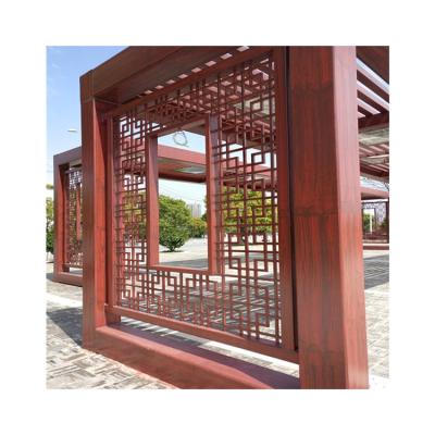 China Manufacturer Decorative Divider Folding Retro Wall Divider Panel Garden Screens for sale