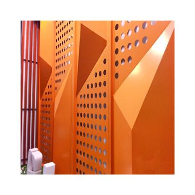 China Manufactory Direct Indoor Customization Metal Aluminum Panel Perforated Curtain Wall for sale