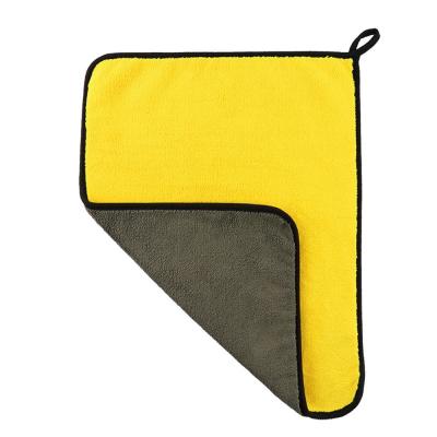 China 2022 Coral Fleece Microfiber Towel Car Cleaning Cloth Sharpening Car Care Cloth Coral Fleece Car Towel Thickened Absorbent for sale