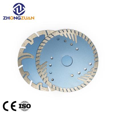 China Stone ZHONGZUAN 115/125/180/230mm Hot Pressed Granite Diamond Saw Blade For Stone Marble Granite for sale