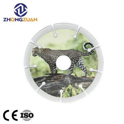 China Hot Sale 4/4.5/5/7/9inch Stone Pressed Segmented Sintered Stone Diamond Saw Blade For Brick Stone Concrete Cutting for sale