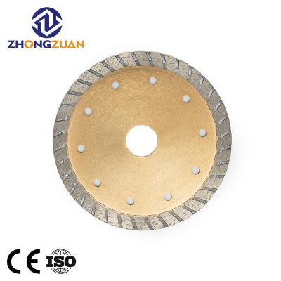 China Hot Pressed Rough Corrugated Stone 105/115/125/180/230mm Diamond Saw Blades For Granite Marble Cutting for sale